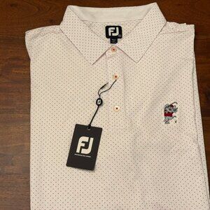 White FootJoy Swinging Elephant Club Polo – Alabama Golf Booster Exclusive (NWT)